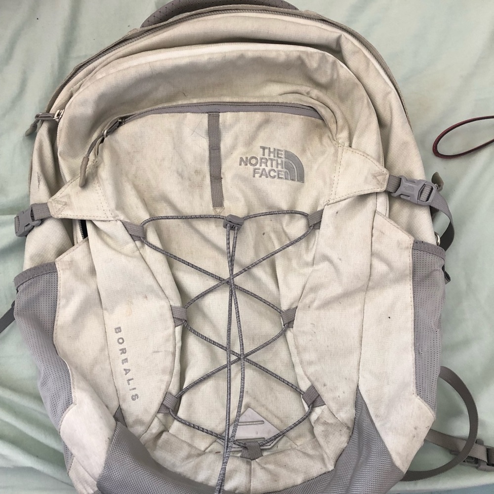 White north face backpack BOREALIS